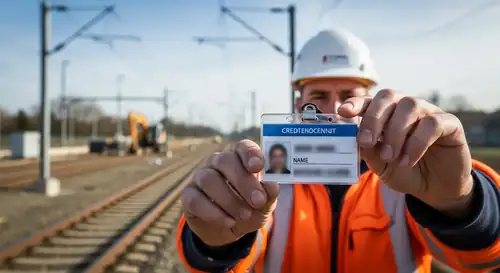 Carte A.A.E non mise à jour - Vérification d'une habilitation sur chantier ferroviaire