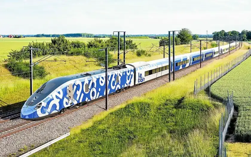Voie unique temporaire avec chantier ferroviaire