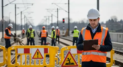 Contrôles sécurité 2026 en milieu ferroviaire - Inspecteur sur chantier