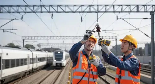 Procédure de sécurité électrique pour la consignation caténaire