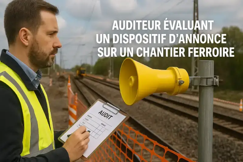 Audit d'une prestation d'annonce ferroviaire