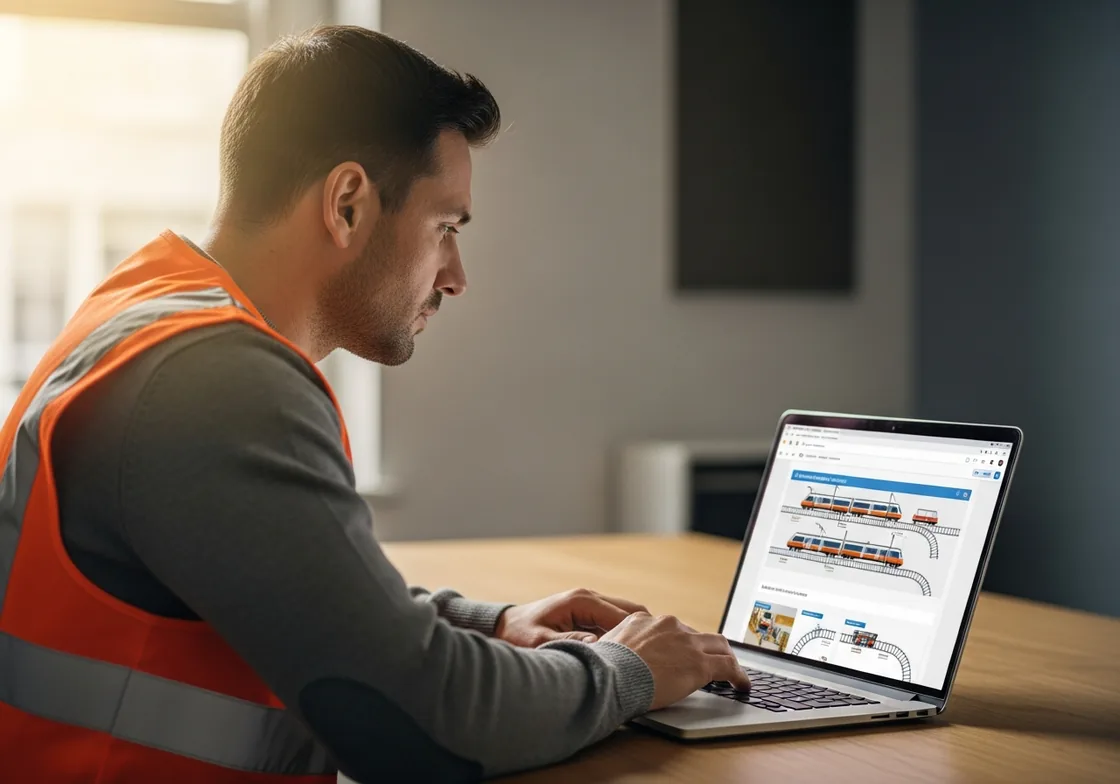 Apprenant suivant la formation Secufer en e-learning sur un ordinateur portable